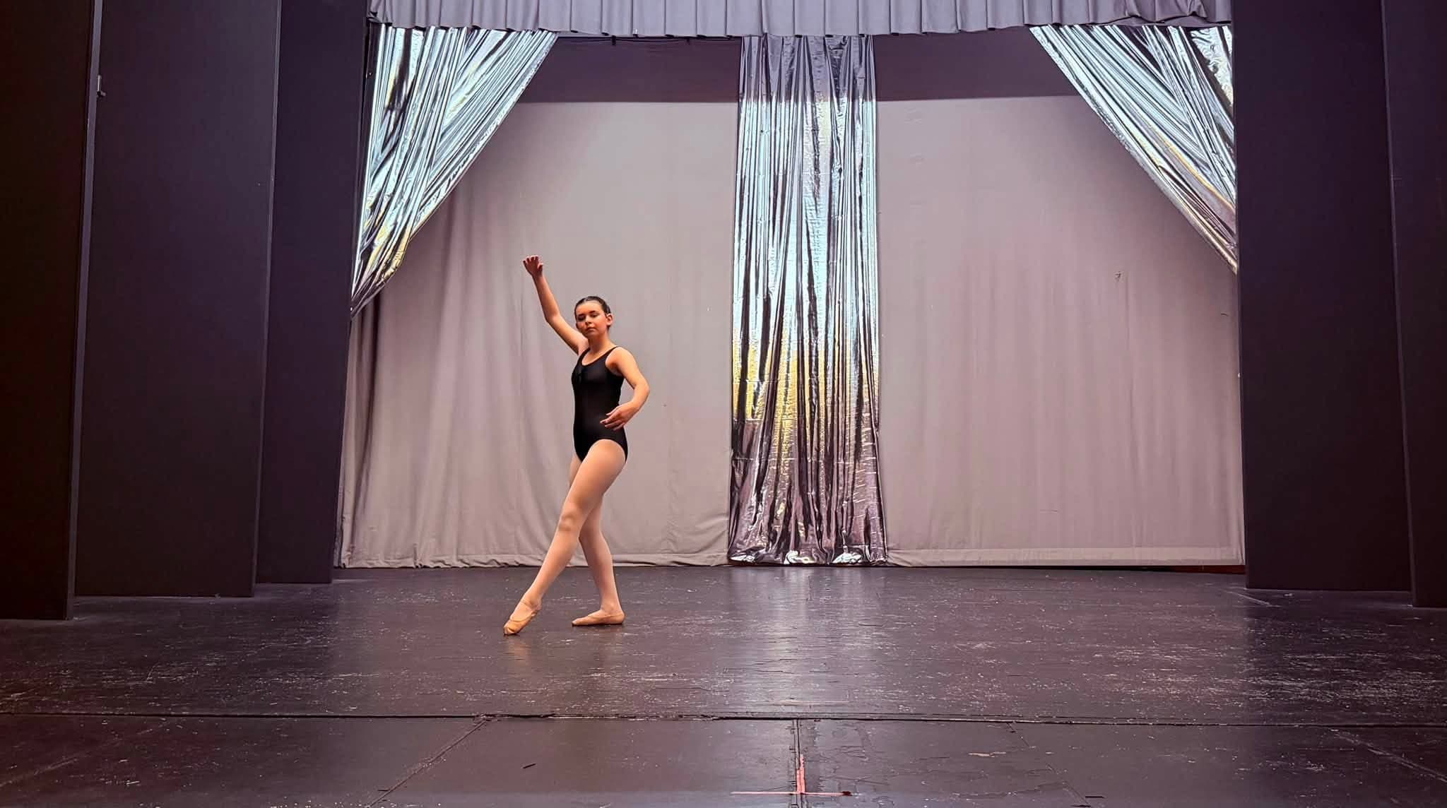 Solo ballet performance